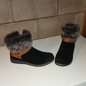 Spring step popscicle fur bootie